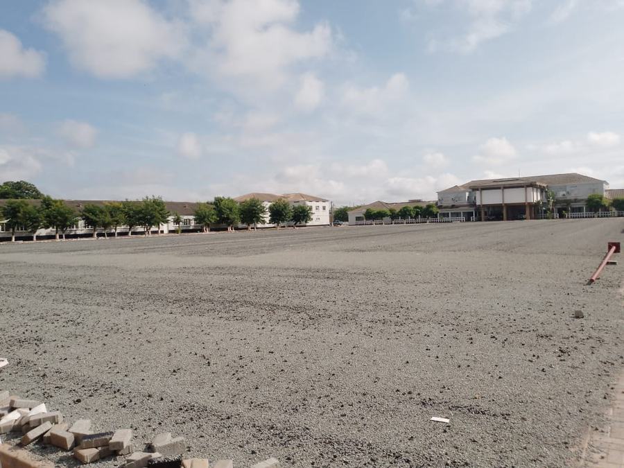Praça de marcha da Academia Militar de Nampula