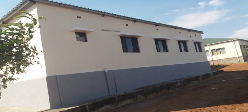 Obras em progresso na Academia Militar de Nampula em 2023